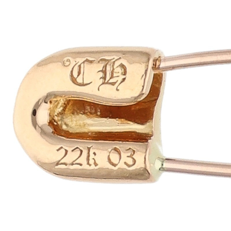 Chrome Hearts 22K Safety Pin Emerald Gold Size ONE SIZE