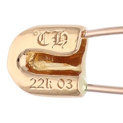 Chrome Hearts 22K Safety Pin Emerald Gold Size ONE SIZE