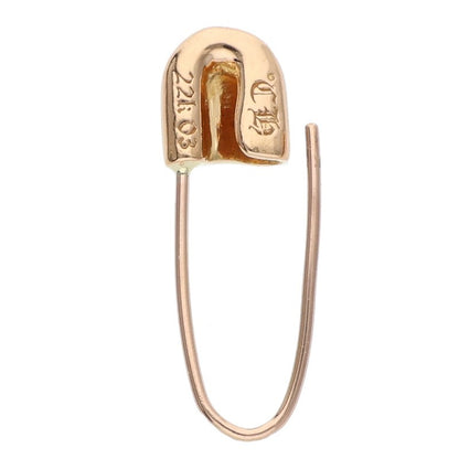 Chrome Hearts 22K Safety Pin Emerald Gold Size ONE SIZE