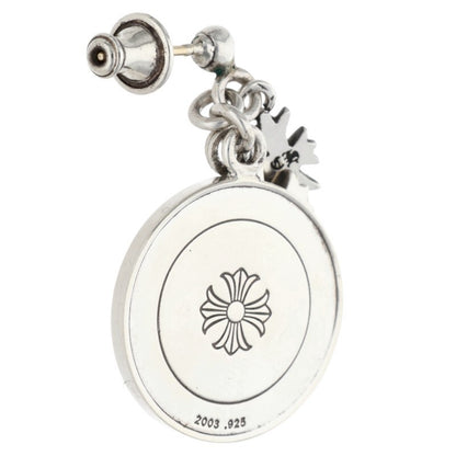 Chrome Hearts Angel Medal Drop Silver Earring Size ONE SIZE