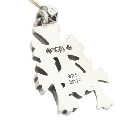 Chrome Hearts 3 CH Cross Drop Silver Earring Size ONE SIZE