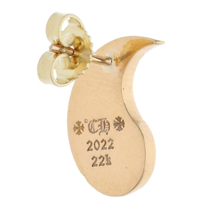 Chrome Hearts 22K Yin Yang Gold Earring Size ONE SIZE