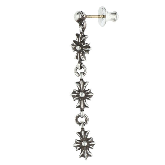 Chrome Hearts Tiny E CH Plus 3 Drop Silver Size ONE SIZE
