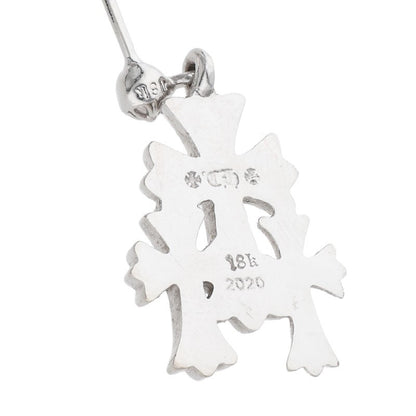 Chrome Hearts 18K Triple CH Cross Pave Diamond Size ONE SIZE