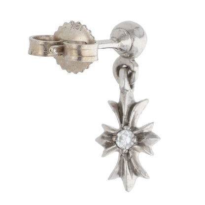 Chrome Hearts 18K Tiny E CH Plus Diamond Drop Size ONE SIZE