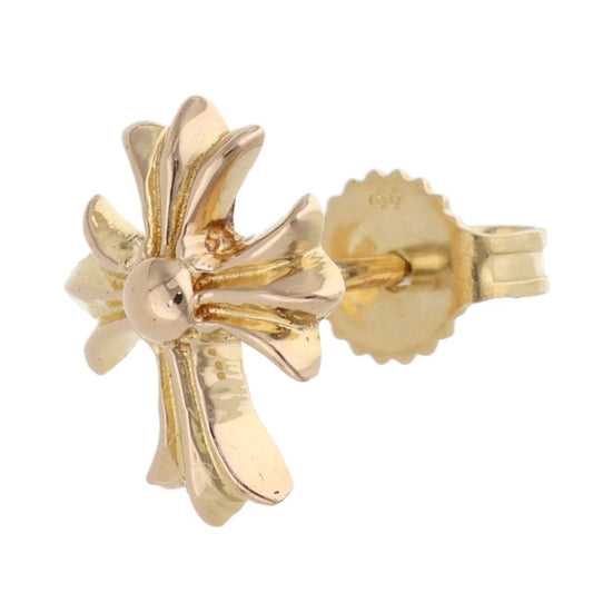 Chrome Hearts 22K No2 CH Cross Stud Gold Size ONE SIZE