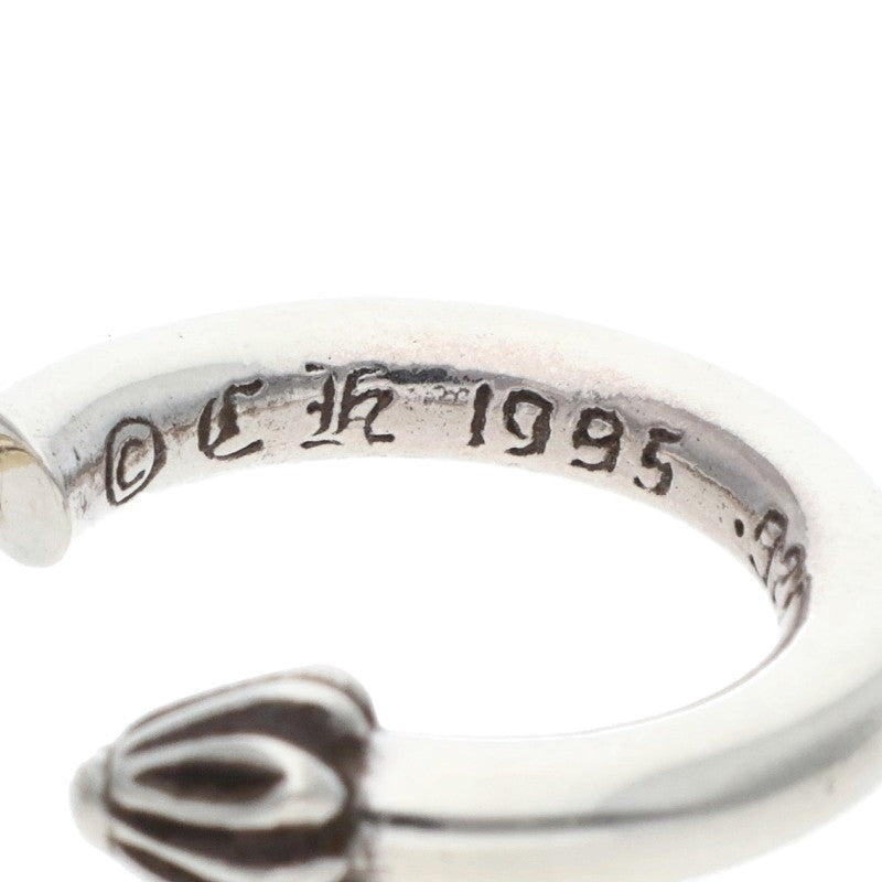 Chrome Hearts 925 Silver Plain Hoop Earring Size ONE SIZE