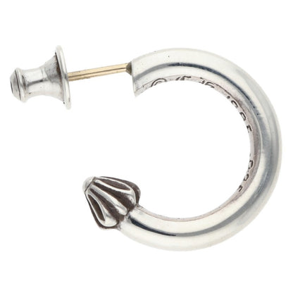 Chrome Hearts 925 Silver Plain Hoop Earring Size ONE SIZE
