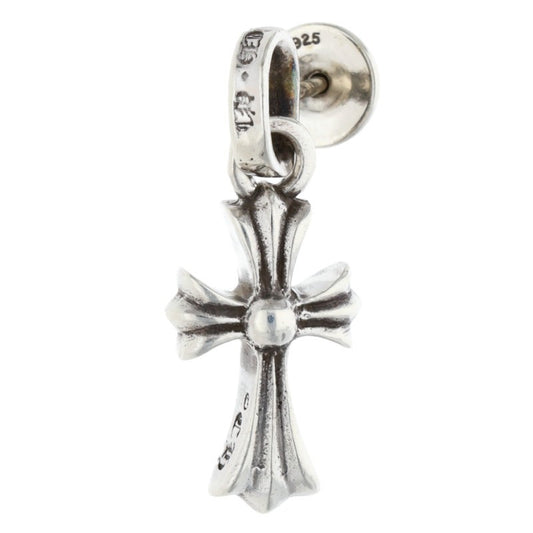 Chrome Hearts Baby Fat Drop Silver Earring Size ONE SIZE