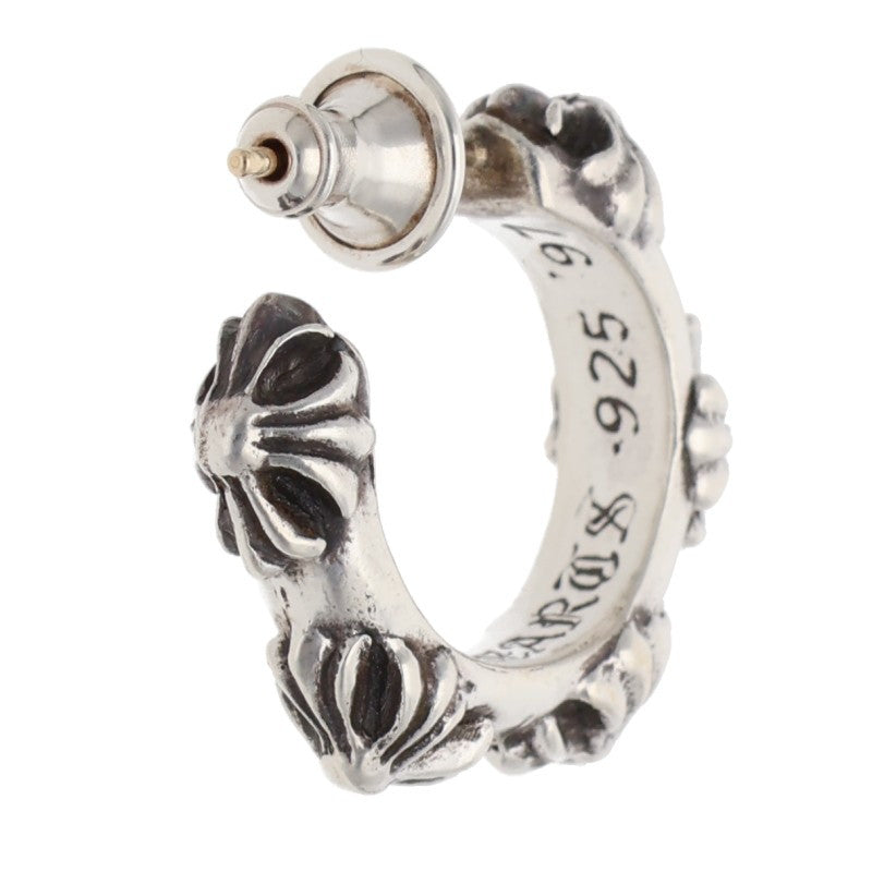 Chrome Hearts Silver Hoop Cross SML Size ONE SIZE