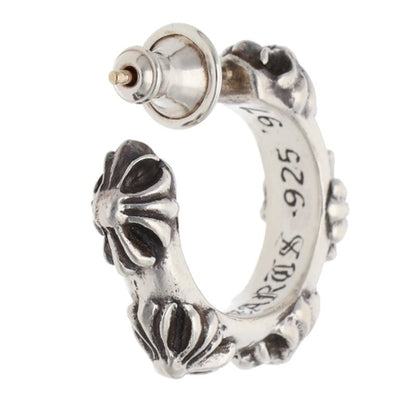 Chrome Hearts Silver Hoop Cross SML Size ONE SIZE