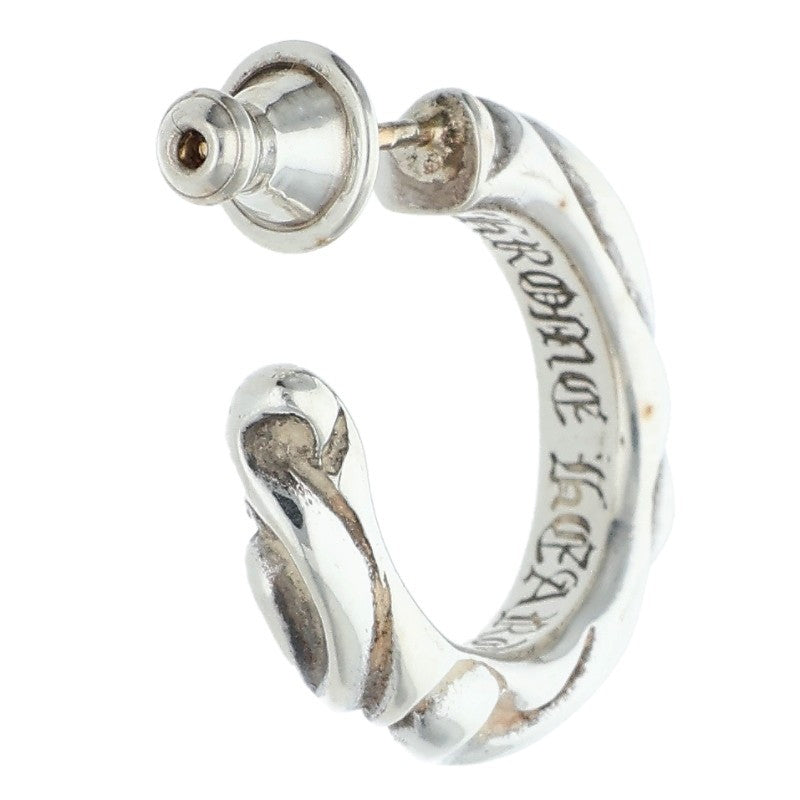 Chrome Hearts Silver Scroll Hoop Size ONE SIZE