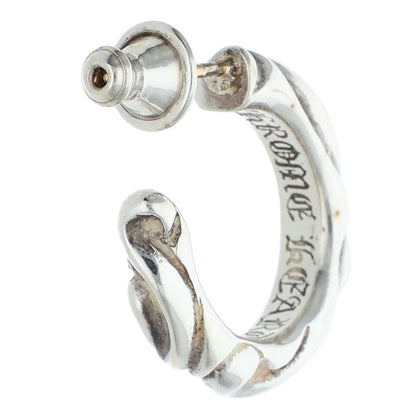 Chrome Hearts Silver Scroll Hoop Size ONE SIZE