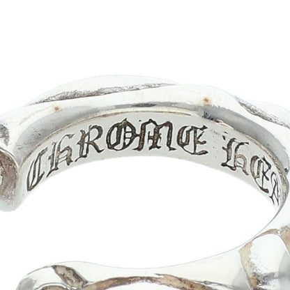 Chrome Hearts Silver Scroll Hoop Size ONE SIZE