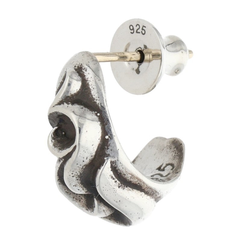Chrome Hearts Carved Teardrop Silver Earring Size ONE SIZE