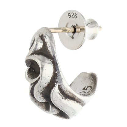 Chrome Hearts Carved Teardrop Silver Earring Size ONE SIZE