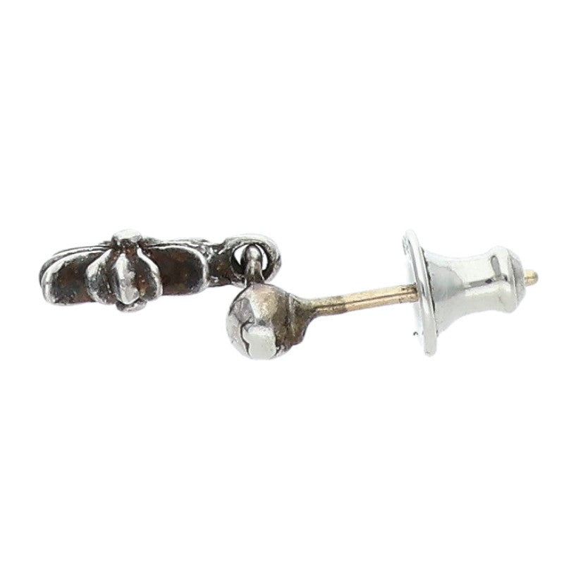 Chrome Hearts Silver Tiny E CH Plus Drop Size ONE SIZE