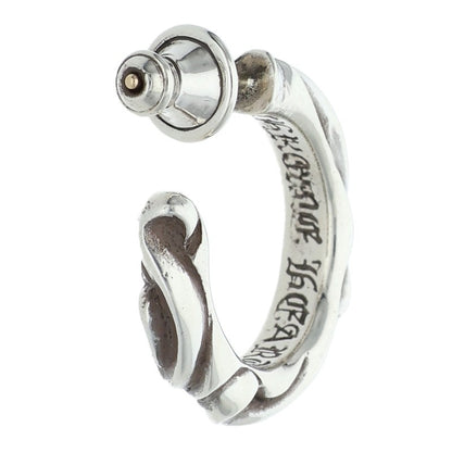 Chrome Hearts Silver Scroll Hoop Size ONE SIZE