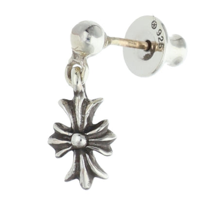 Chrome Hearts Silver Tiny E CH Plus Drop Size ONE SIZE