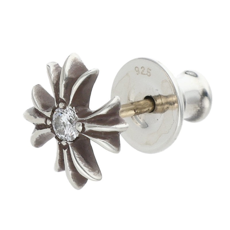 Chrome Hearts Silver No2 CH Plus Diamond Stud Size ONE Multi