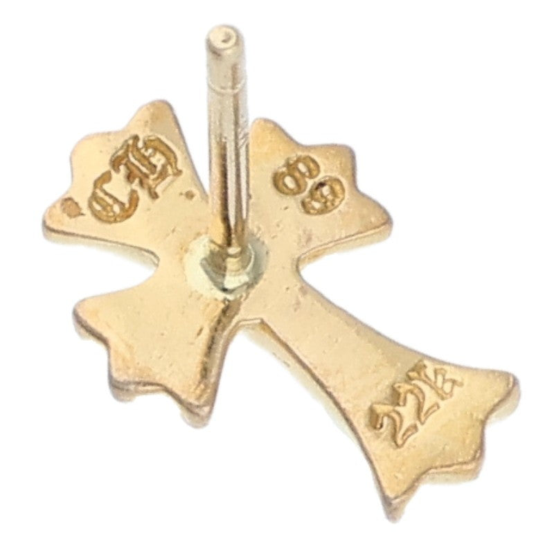 Chrome Hearts 22K CH Cross Fat Stud Gold Size ONE SIZE