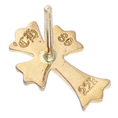 Chrome Hearts 22K CH Cross Fat Stud Gold Size ONE SIZE