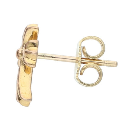 Chrome Hearts 22K CH Cross Fat Stud Gold Size ONE SIZE