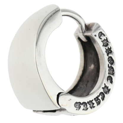 Chrome Hearts Narrow V-CHX Silver Hoop Earring Size ONE SIZE
