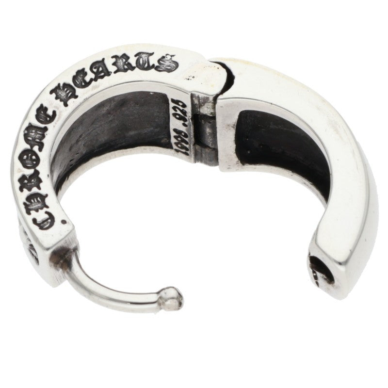 Chrome Hearts Narrow V-CHX Silver Hoop Earring Size ONE SIZE