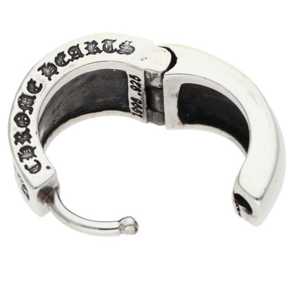 Chrome Hearts Narrow V-CHX Silver Hoop Earring Size ONE SIZE