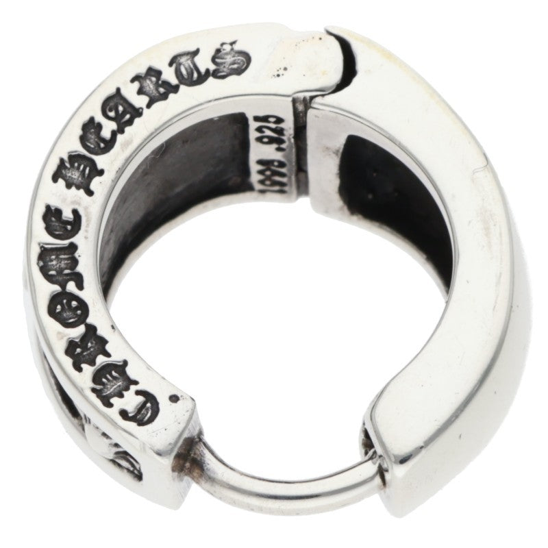 Chrome Hearts Narrow V-CHX Silver Hoop Earring Size ONE SIZE