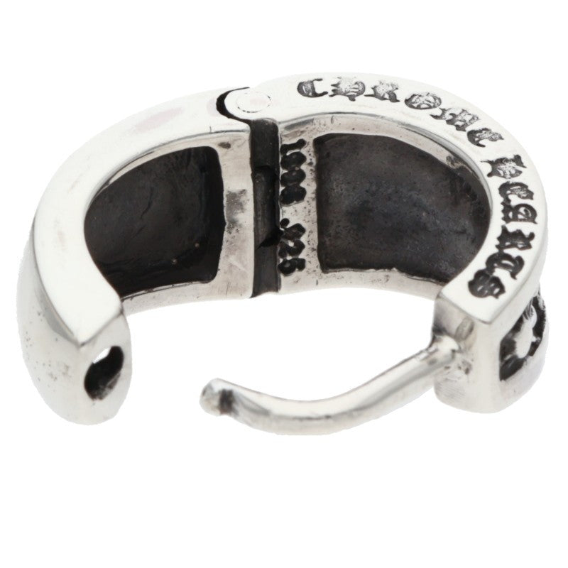 Chrome Hearts Narrow V-CHX Silver Hoop Earring Size ONE SIZE