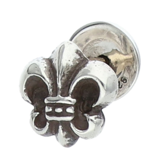 Chrome Hearts BS Fleur Stud Silver Earring Size ONE SIZE