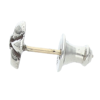 Chrome Hearts BS Fleur Stud Silver Earring Size ONE SIZE