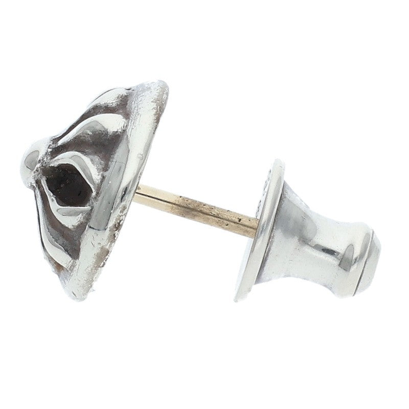 Chrome Hearts Cross Ball Stud Silver Earring Size ONE SIZE