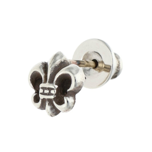 Chrome Hearts BS Fleur Stud Silver Earring Size ONE SIZE