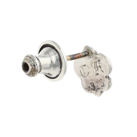 Chrome Hearts BS Fleur Stud Silver Earring Size ONE SIZE