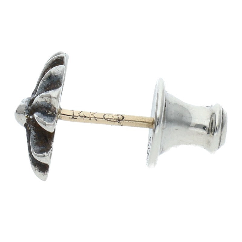 Chrome Hearts No2 CH Plus Stud Silver Earring Size ONE SIZE
