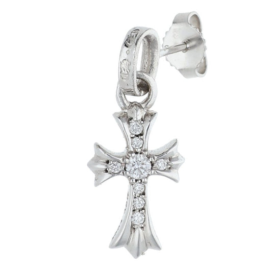 Chrome Hearts 18K Baby Fat Pave Diamond WG Size ONE SIZE