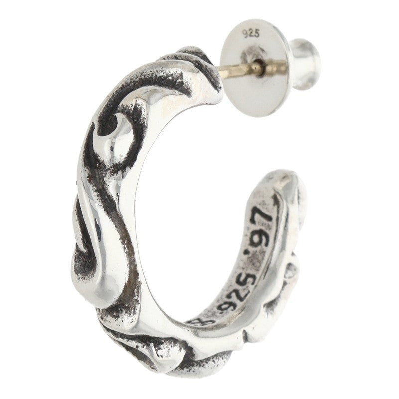 Chrome Hearts HOOP SCROLL 1 Silver Scroll Hoop Size ONE SIZE
