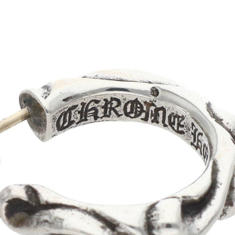 Chrome Hearts HOOP SCROLL 1 Silver Scroll Hoop Size ONE SIZE