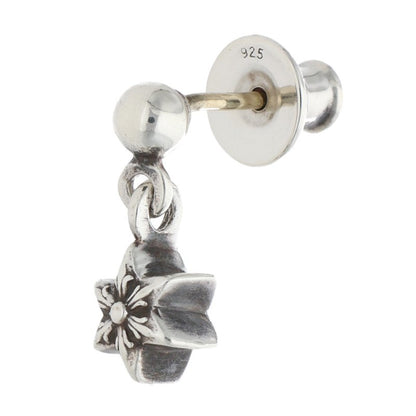 Chrome Hearts Tiny Star Drop Silver Earring Size ONE SIZE