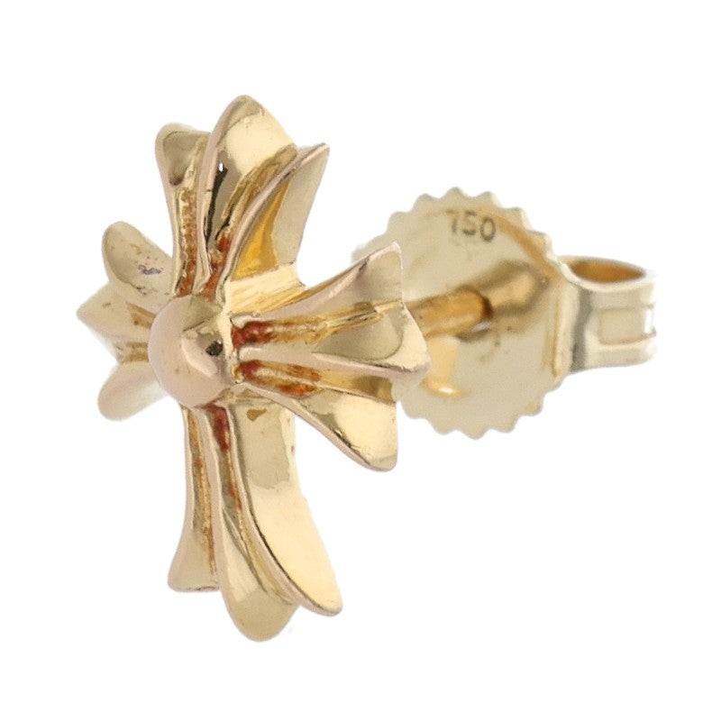 Chrome Hearts 22K No2 CH CRS Cross Stud Gold Size ONE SIZE