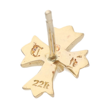 Chrome Hearts 22K No2 CH CRS Cross Stud Gold Size ONE SIZE