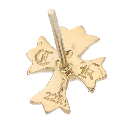 Chrome Hearts 22K No2 CH CRS Cross Stud Gold Size ONE Yellow