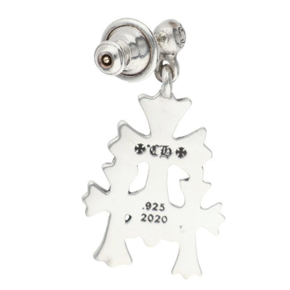 Chrome Hearts 3 CH Cross Drop Silver Earring Size ONE SIZE