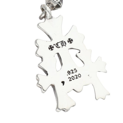 Chrome Hearts 3 CH Cross Drop Silver Earring Size ONE SIZE