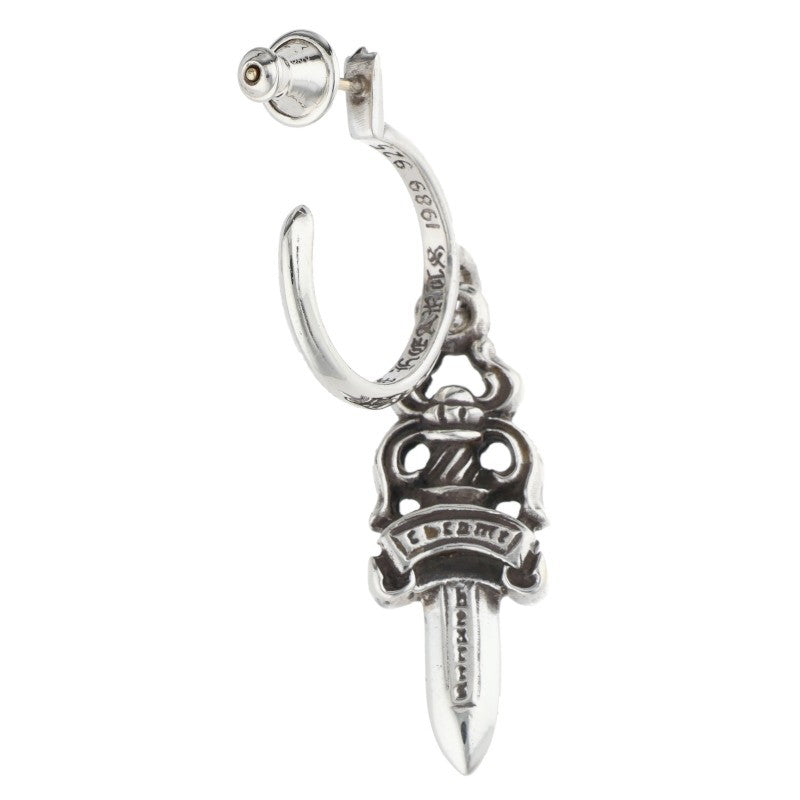 Chrome Hearts No5 DAGGER #5 Dagger Hoop Silver Size ONE SIZE