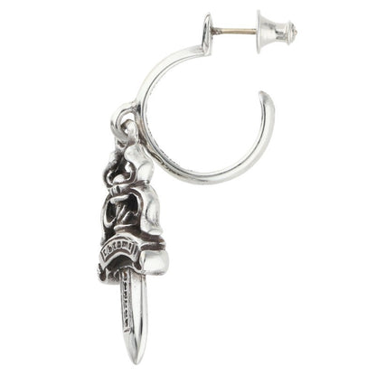 Chrome Hearts No5 DAGGER #5 Dagger Hoop Silver Size ONE SIZE