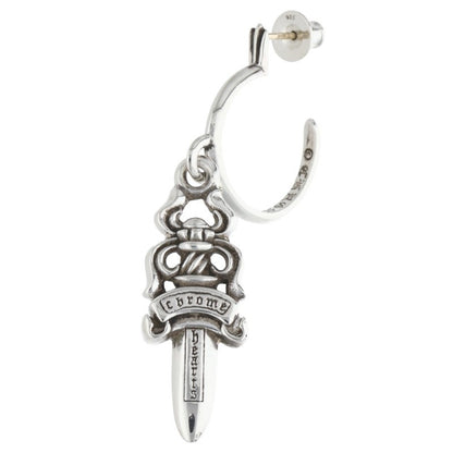 Chrome Hearts No5 DAGGER #5 Dagger Hoop Silver Size ONE SIZE